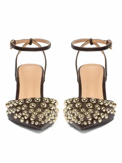 Scarpe stiletto CEO-HY0570-1 Marrone