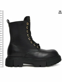 Scarponcini Lace-Up Bootie F4A5-E0411-1251 D Nero