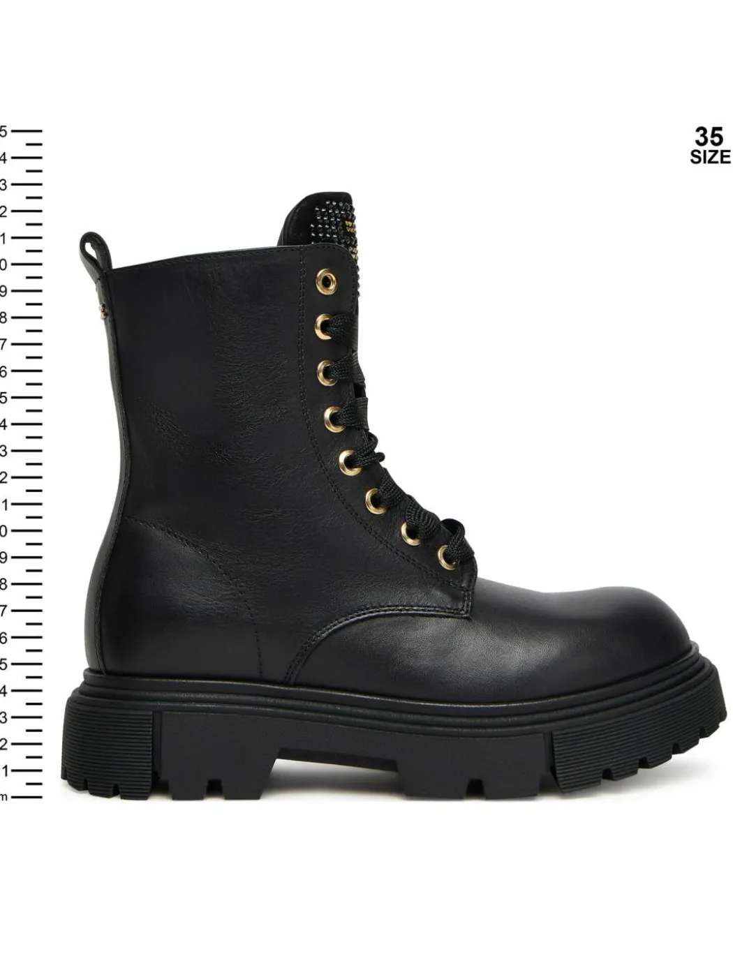 Scarponcini Lace-Up Bootie F4A5-E0411-1251 D Nero
