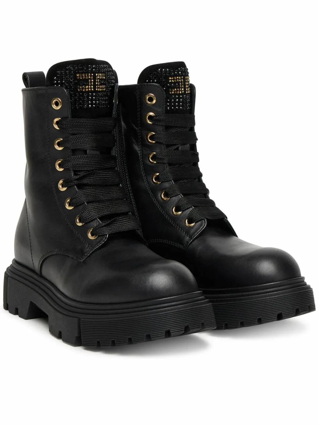 Scarponcini Lace-Up Bootie F4A5-E0411-1251 D Nero