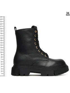 Scarponcini Lace-Up Bootie F4A5-E0411-1251 S Nero