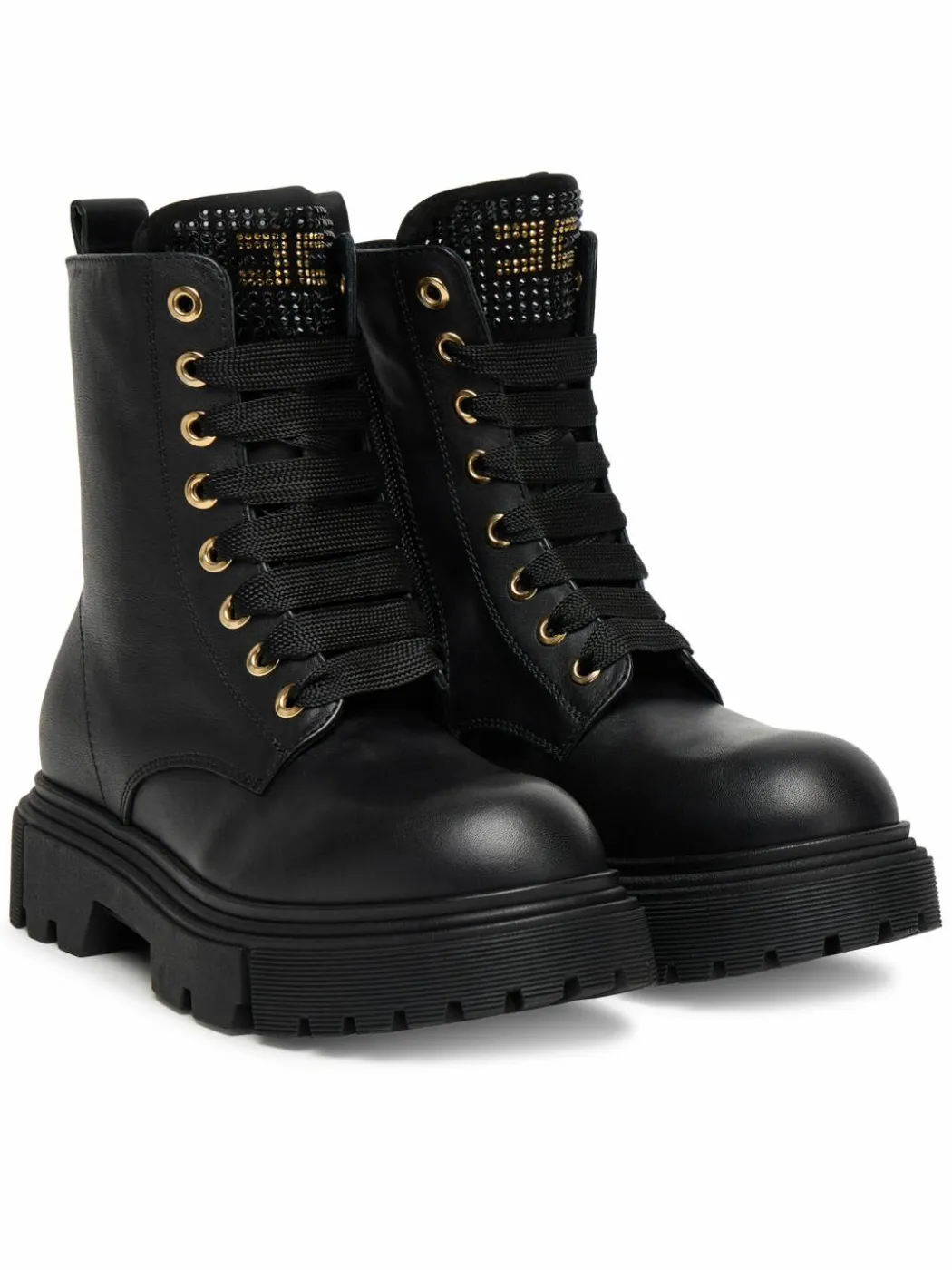 Scarponcini Lace-Up Bootie F4A5-E0411-1251 S Nero