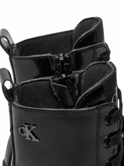Scarponcini Lace-Up Bootie V4A5-81031-1453 M Nero