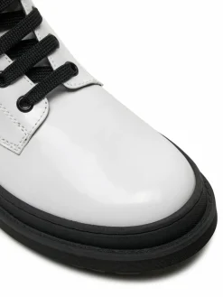 Scarponcini Lace-Up Bootie V4A5-81031-1453 S Bianco