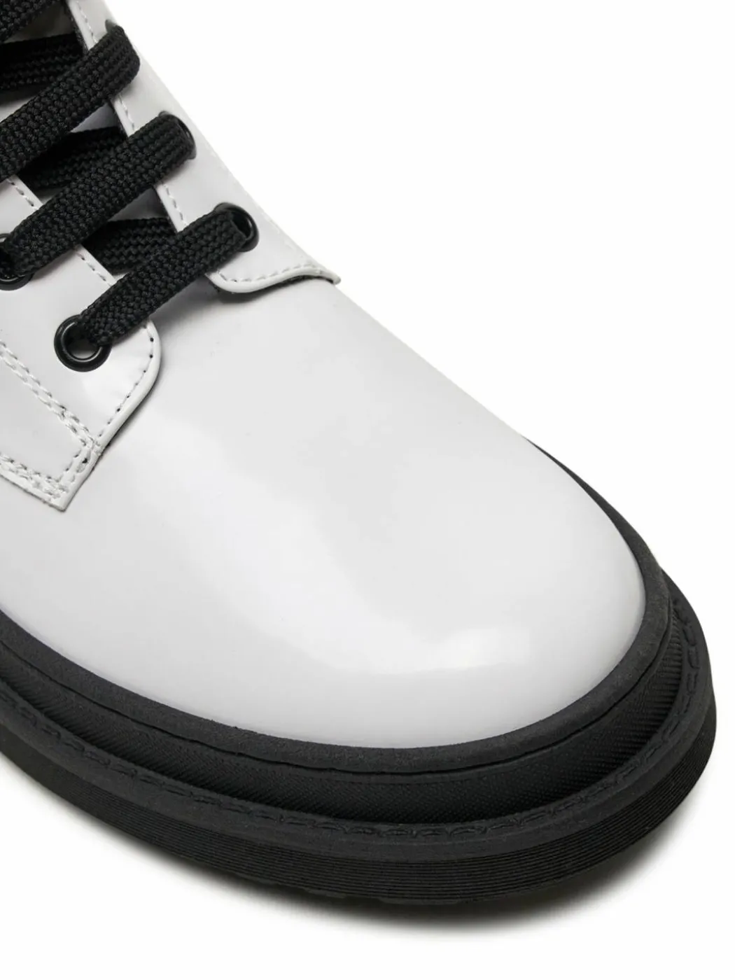 Scarponcini Lace-Up Bootie V4A5-81031-1453 S Bianco