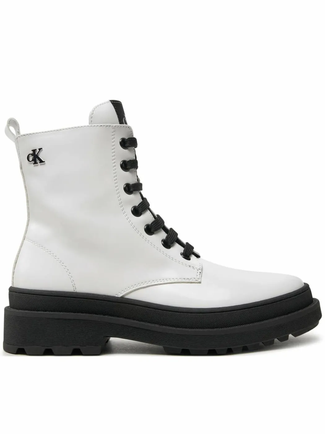 Scarponcini Lace-Up Bootie V4A5-81031-1453 S Bianco