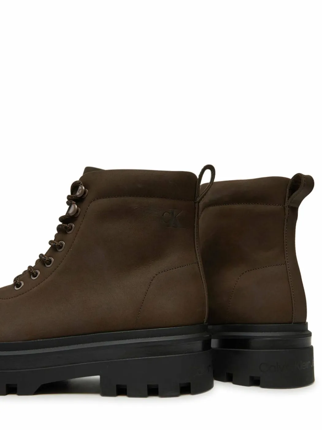 Scarponcini Lugged Laceup Boot Oxf Hiking Nb YM0YM01076 Marrone