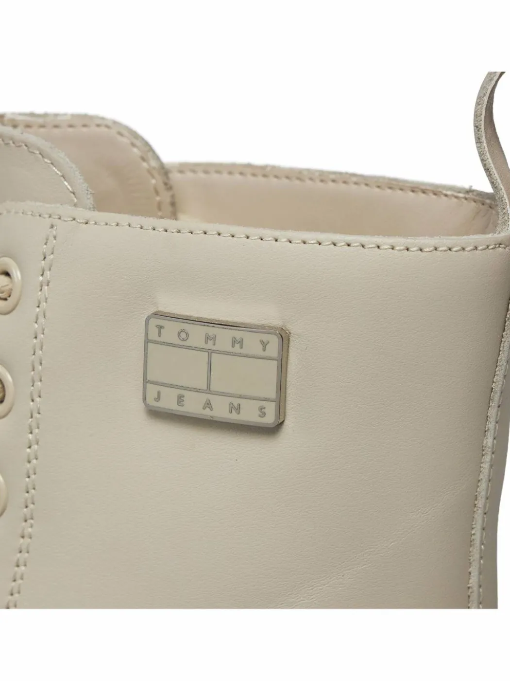 Scarponcini Tjw Chunky Leather Boot EN0EN02503 Beige