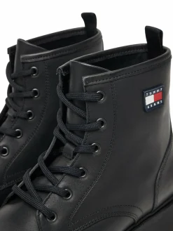 Scarponcini Tjw Lace Up Leather Boot EN0EN02824 Nero