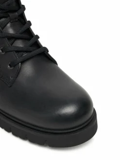 Scarponcini Tjw Lace Up Leather Boot EN0EN02824 Nero