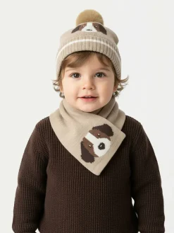 Set berretto e sciarpa 10018 Beige