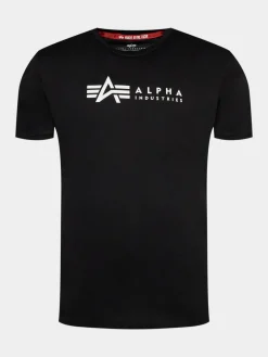 Set di t-shirt Alpha Label T 118534 Nero Regular Fit