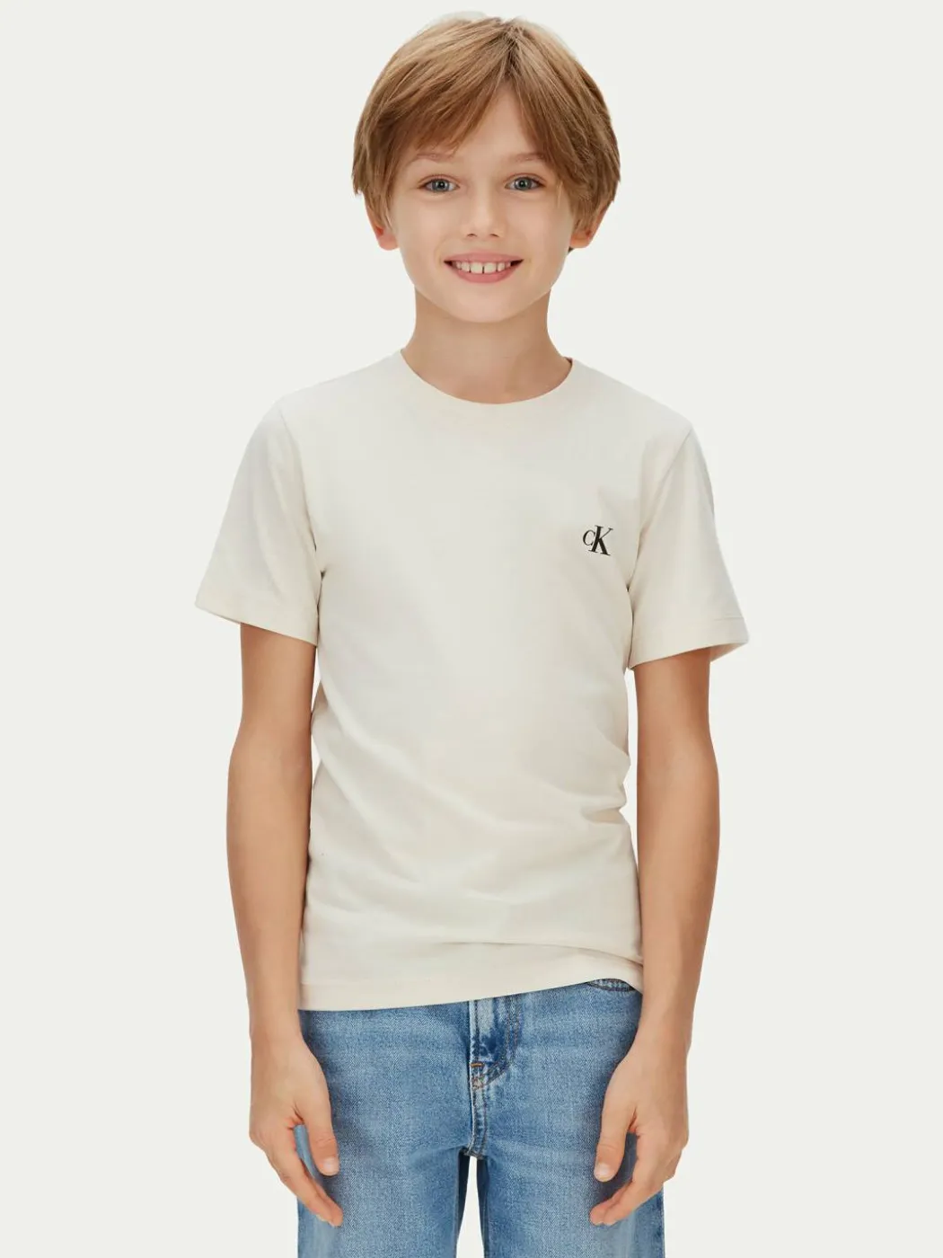 Set di t-shirt Monologo IB0IB01093 Beige Regular Fit