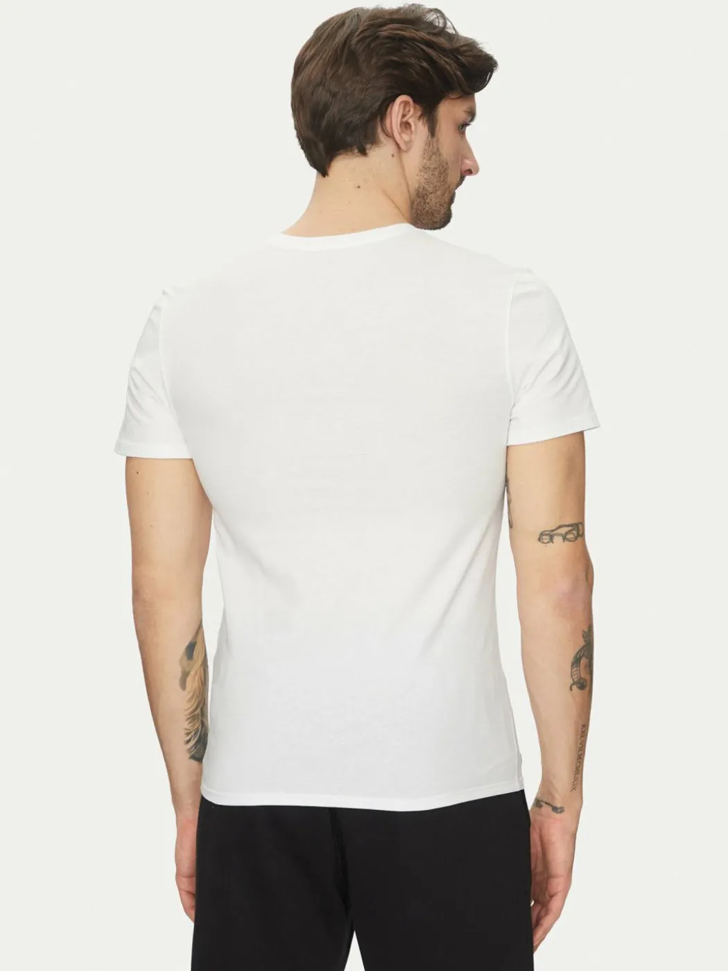 Set di t-shirt TH9007 Bianco Slim Fit