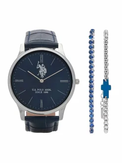 Set orologio e braccialetto USP6453TW Blu scuro