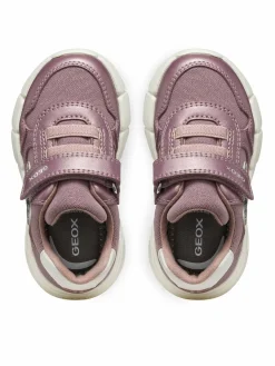 Sneakers B Flexyper Mini Girl B566NB 0AJAS C8217 M Argento scuro