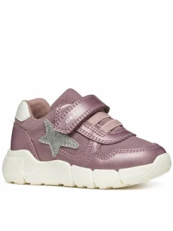 Sneakers B Flexyper Mini Girl B566NB 0AJAS C8217 M Argento scuro