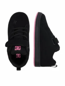 Sneakers EO-COURT GRAFFIK ELASTIC TODDLER DC02547003 Nero