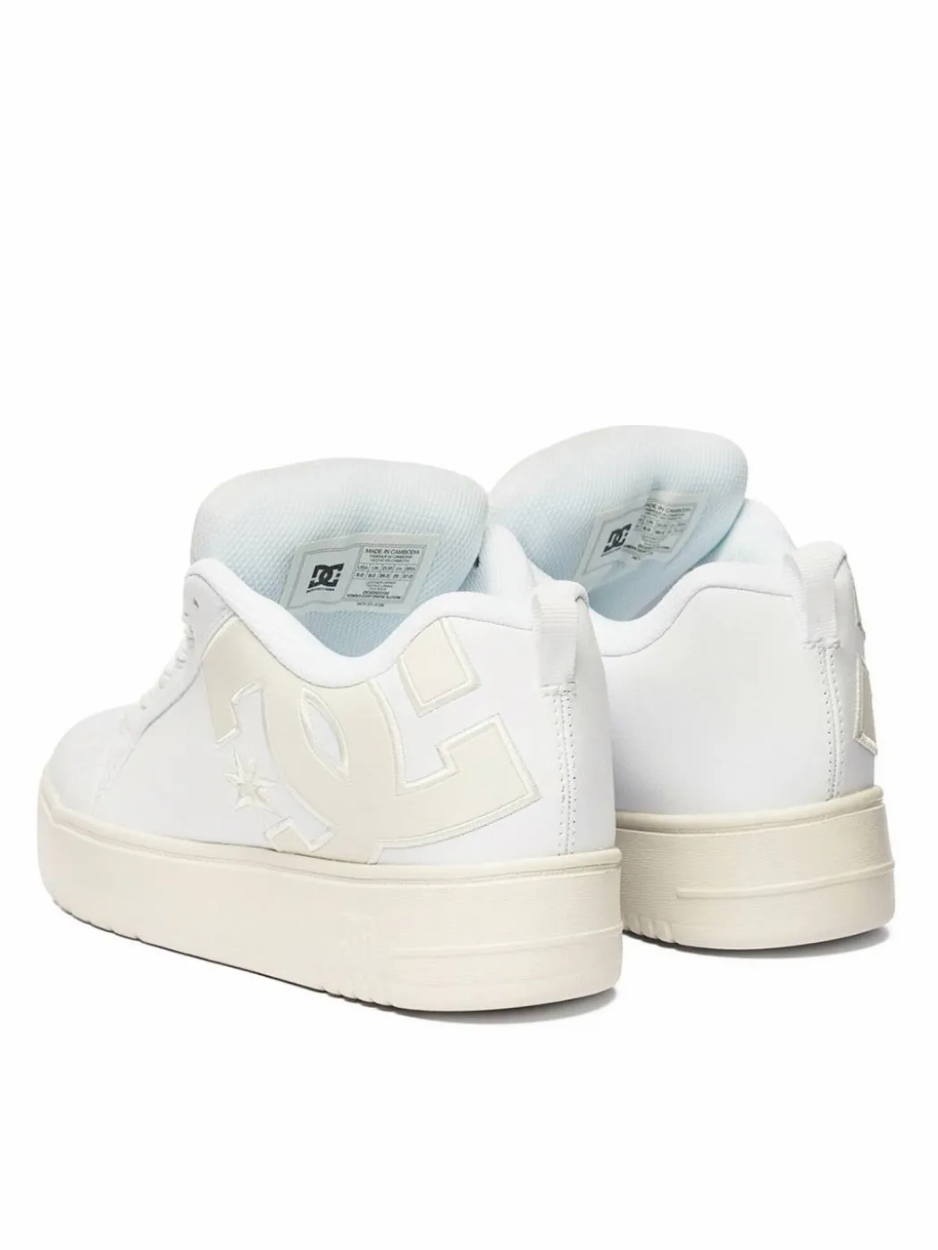 Sneakers EO-COURT GRAFFIK PLATFORM DC02422102 Bianco