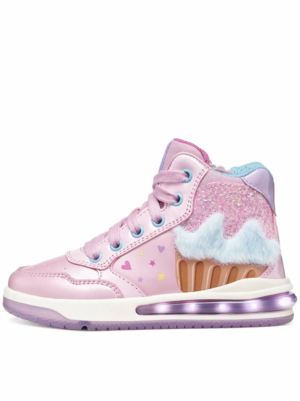 Sneakers J Sketlite Girl J66NWB 0NFKN C8207 D Rosa chiaro
