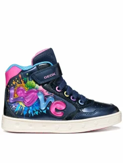 Sneakers J Skylin Girl J668WB 0NFKC C4243 M Blu scuro