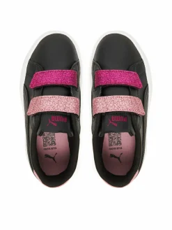 Sneakers Smash 3.0 L Glitter Velcro V Ps 395609 07 Nero