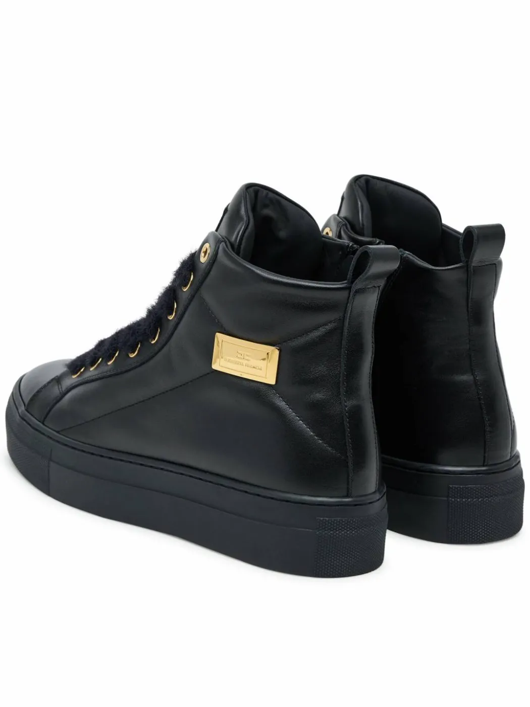 Stivaletti High Top Lace Up F4-A9E-0362-1251930 D Nero