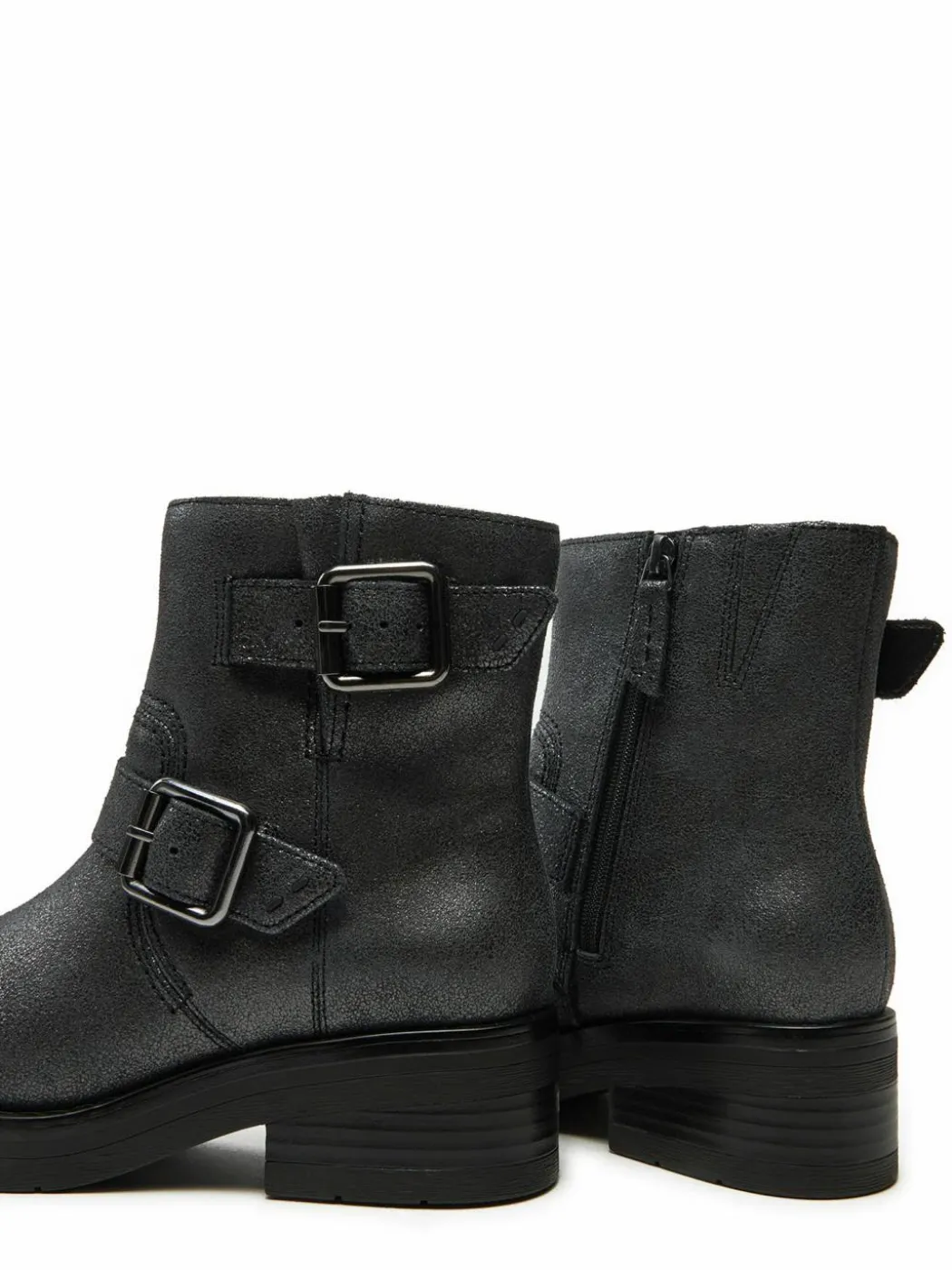 Stivaletti Rebelle Buckle 26178889 Argento