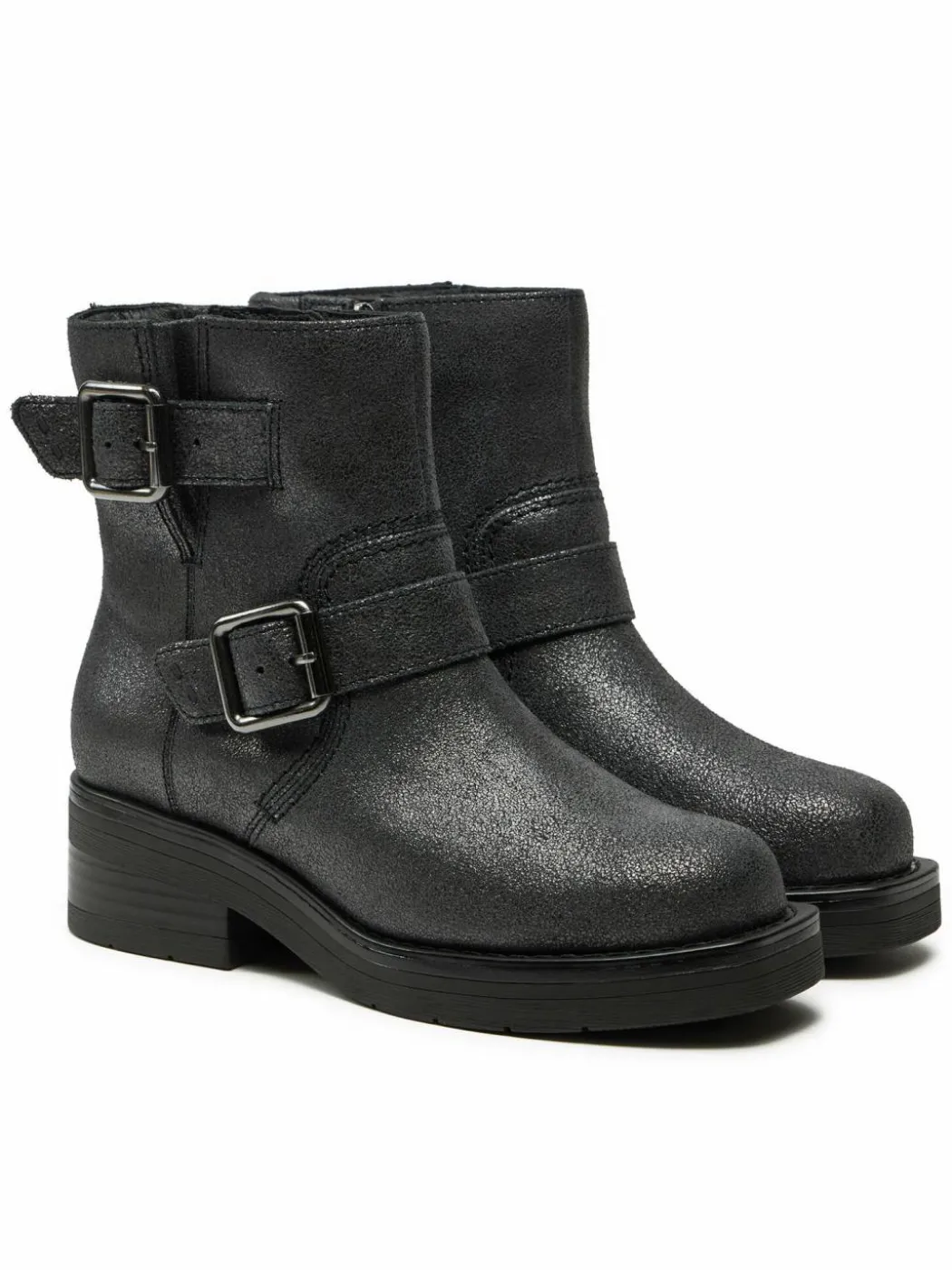 Stivaletti Rebelle Buckle 26178889 Argento