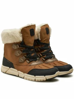 Stivali da neve J Flexyper Girl B Ab J46APA 0AU50 C6175 S Marrone