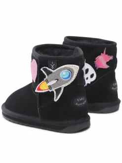 Stivali da neve Wallaby Mini Play K12748 Nero