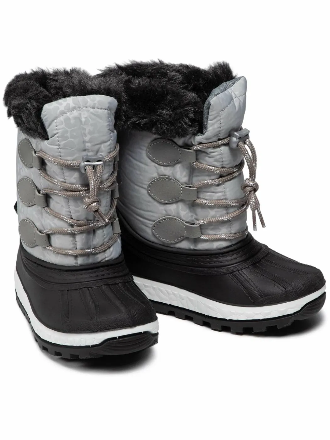Stivali da neve Youth Joggy Sport Lace NJ02 VAR.15ZV Grigio