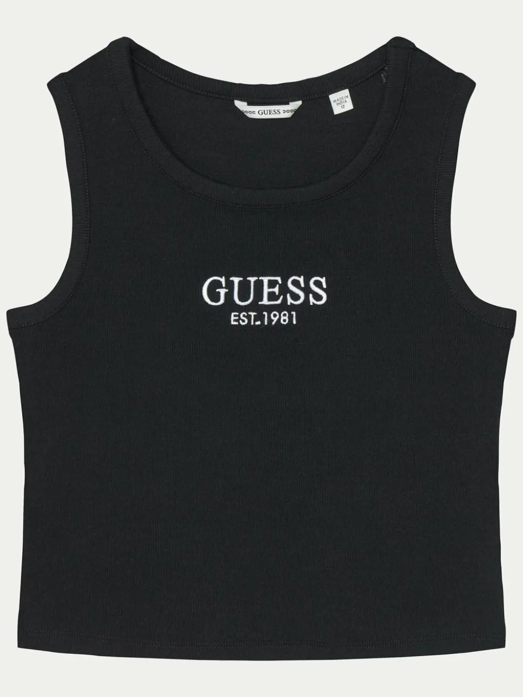 Top J4YI16 KBZP4 Nero Regular Fit