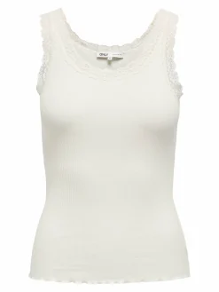 Top Sara 15345994 Crema Slim Fit