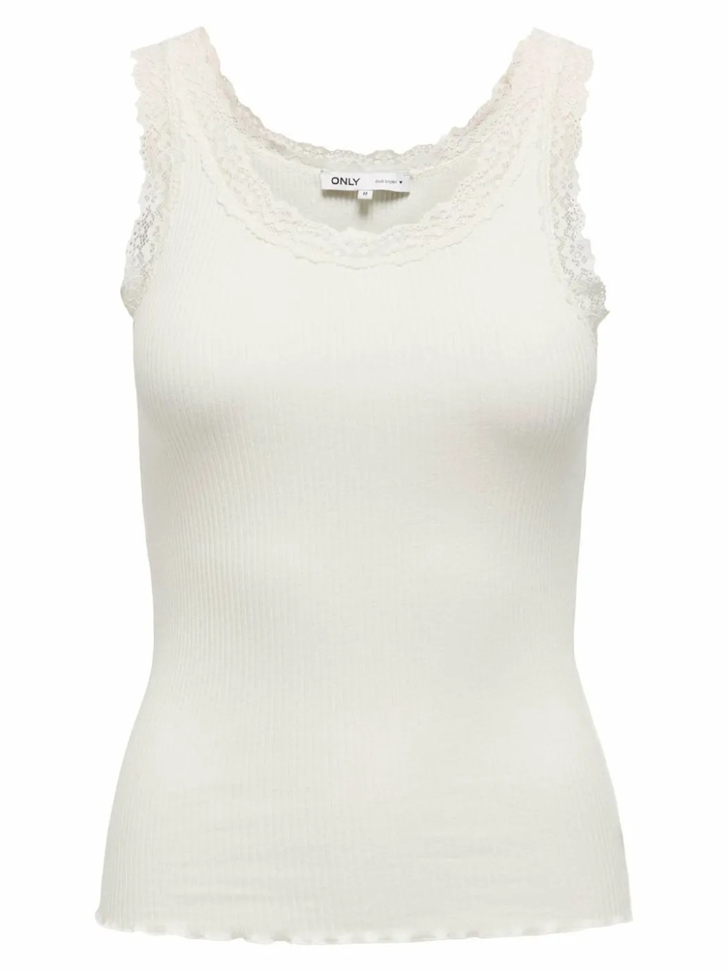 Top Sara 15345994 Crema Slim Fit