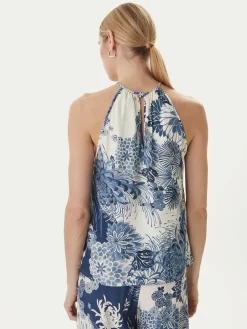Top W6GHA2 W2463 Blu Regular Fit