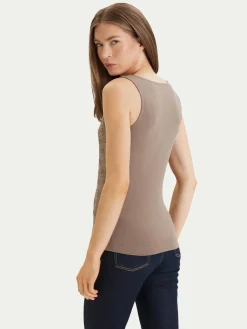 Top W6GP10 K2932 Marrone Regular Fit