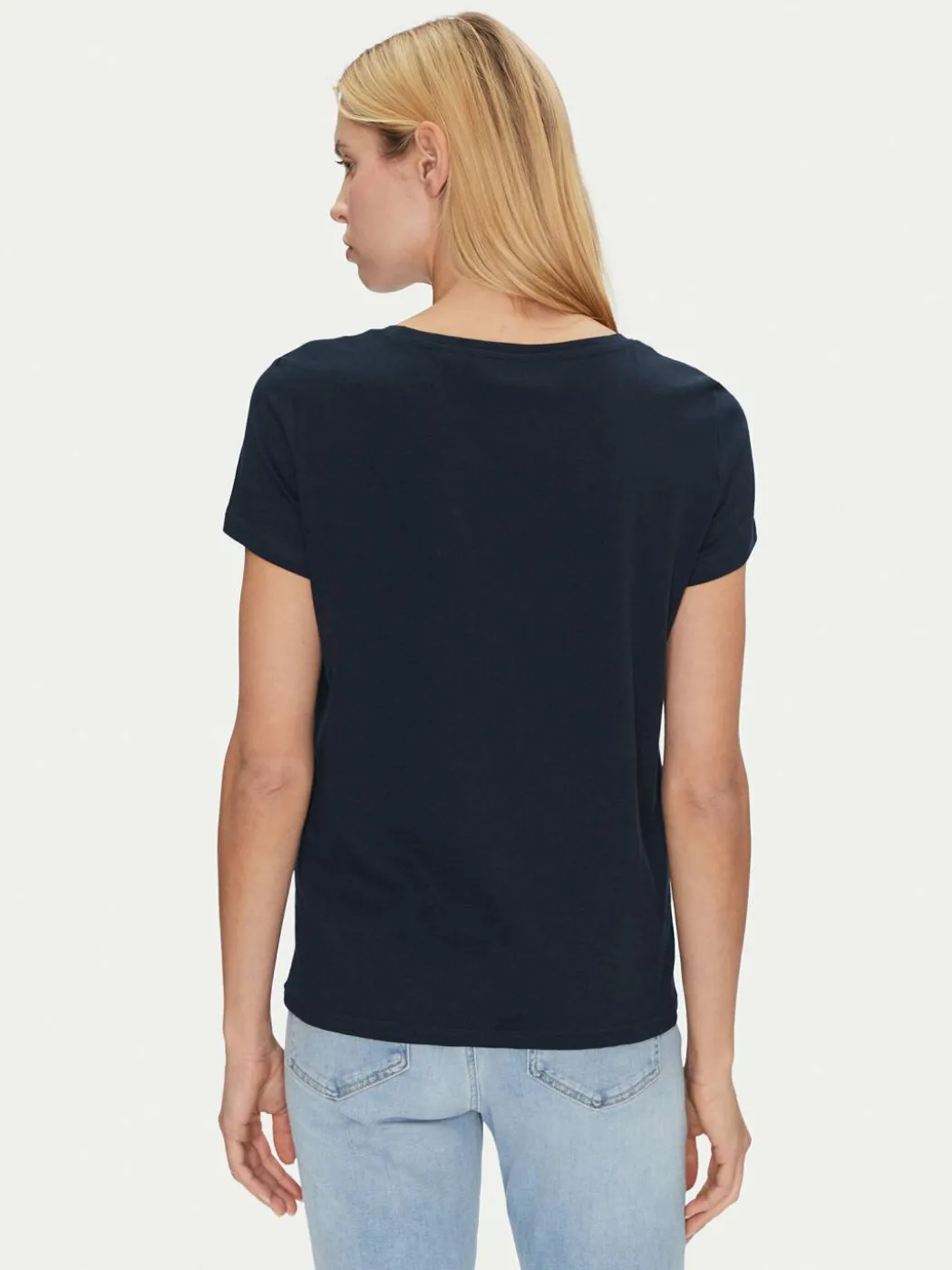 T-shirt Alma 1013933 Blu scuro Regular Fit