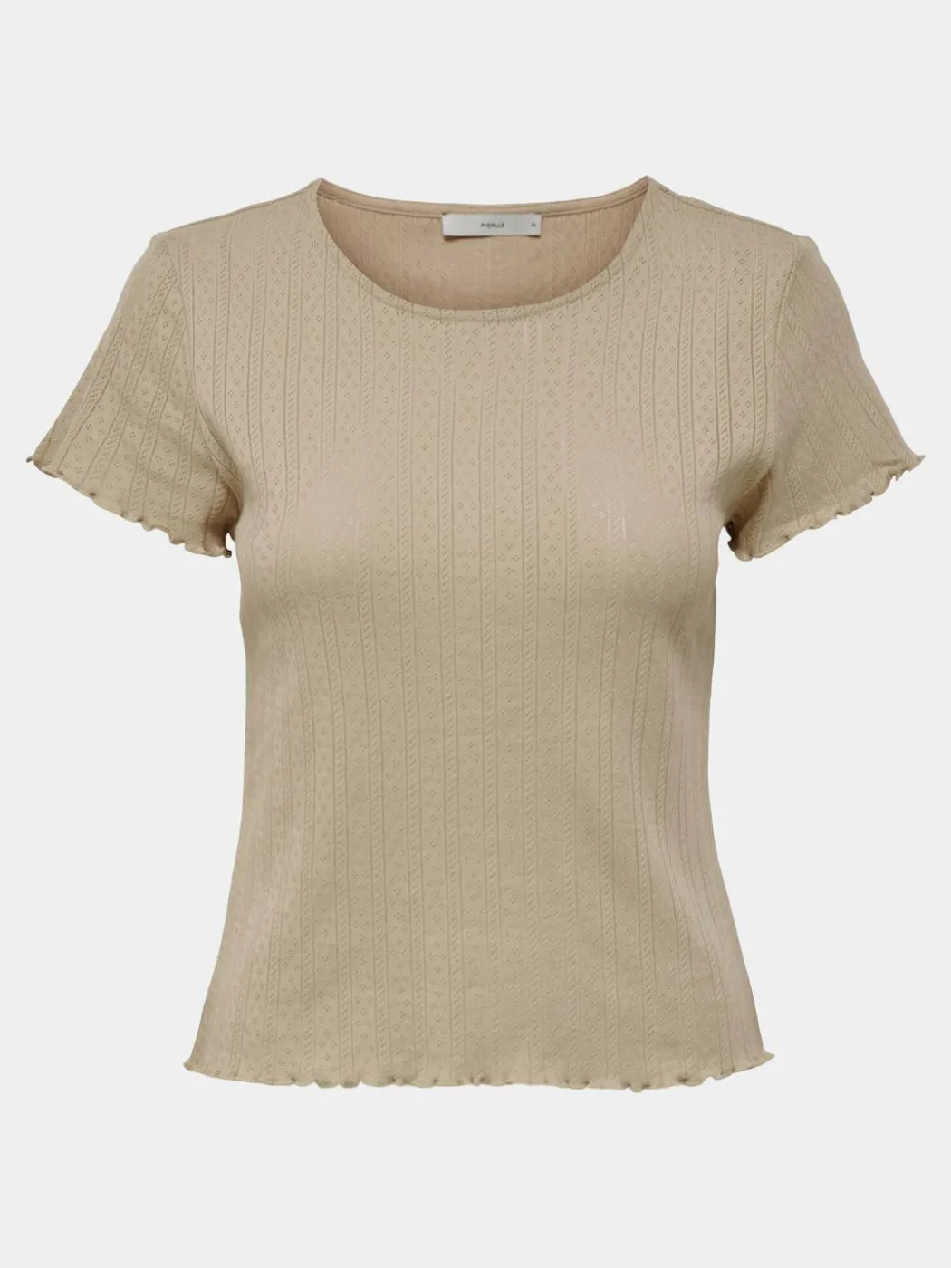 T-shirt Carlotta 15256154 Beige Tight Fit