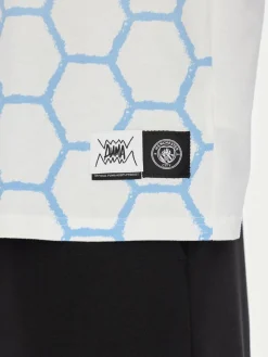 T-shirt CWC Hoops x Man City 631695 Bianco Regular Fit
