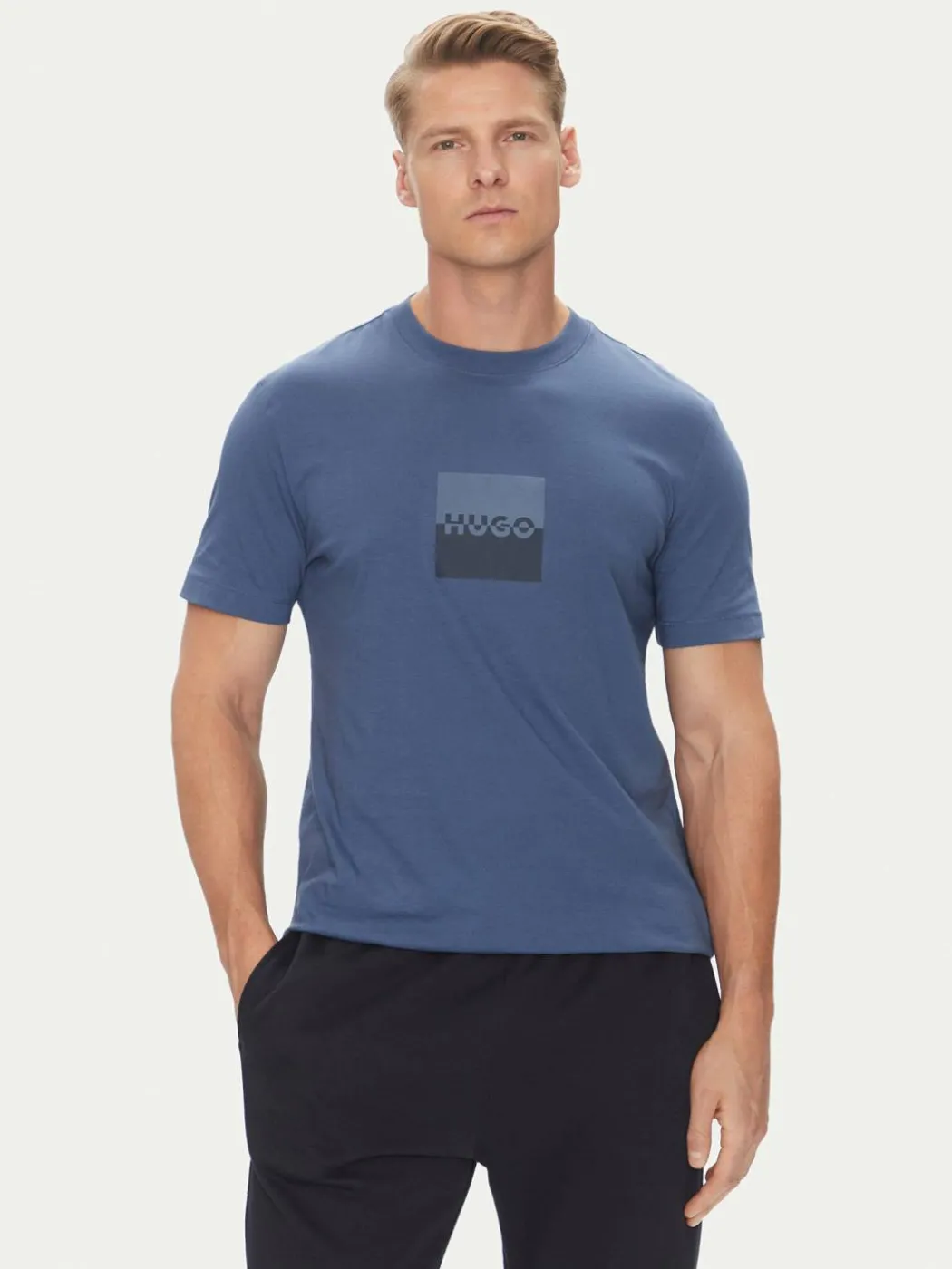 T-shirt Dusplit 50542784 Blu Regular Fit