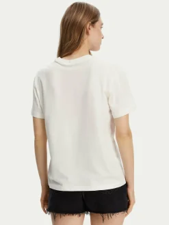 T-shirt EBJZT00424 Bianco Relaxed Fit