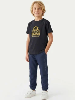 T-shirt Ev Spot On EQKZT03571 Blu scuro Regular Fit