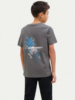 T-shirt Hawaii 12269831 Grigio Regular Fit
