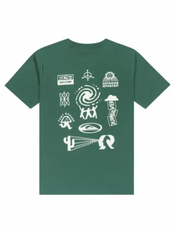 T-shirt Hw Welcome All EQBZT04913 Multicolore Regular Fit