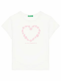 T-shirt 3JERG10J3 Bianco Regular Fit