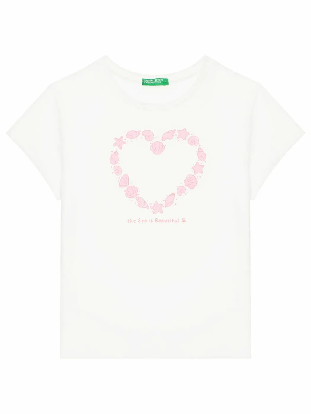 T-shirt 3JERG10J3 Bianco Regular Fit