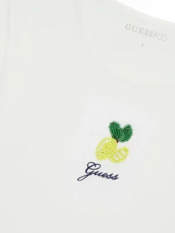 T-shirt J6GI10 K6YW4 Bianco Relaxed Fit