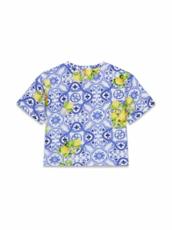 T-shirt J6GI03 K6YW4 Blu Relaxed Fit