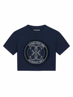 T-shirt J6GI07 K6YW4 Blu scuro Relaxed Fit